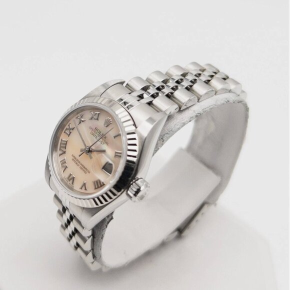 MINT Ladies Rolex Mother of Pearl 18k White Gold With Papers main image 6